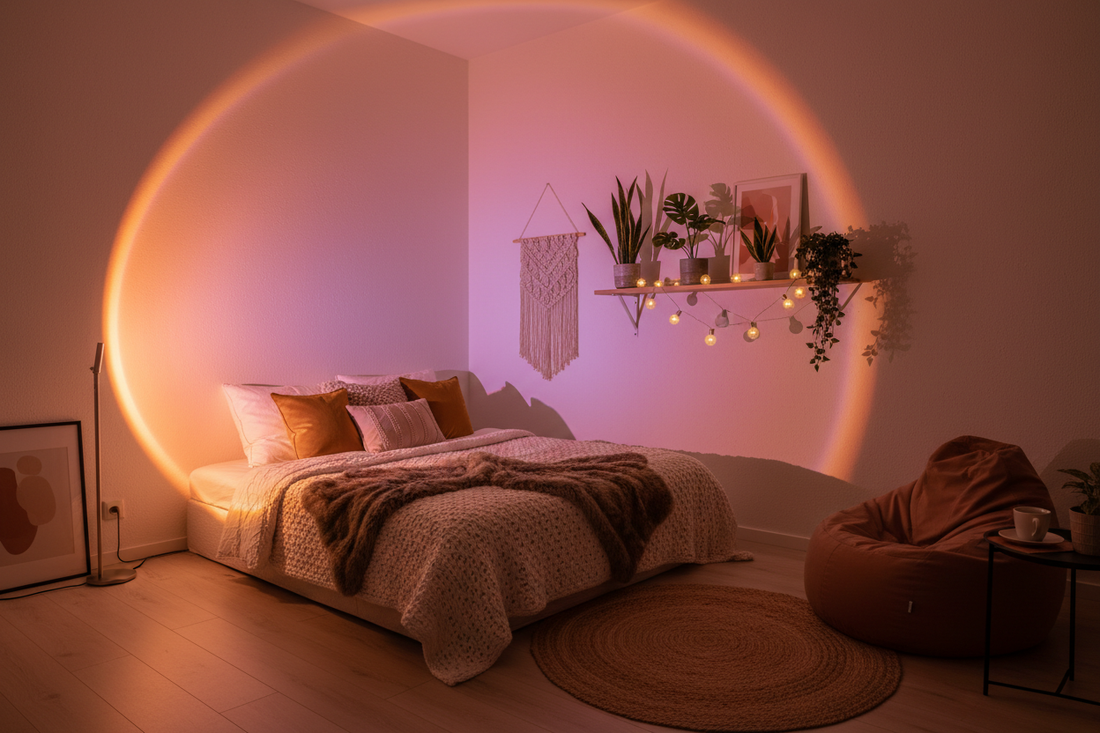 The Best Sunset Lamps for Viral Room Vibes
