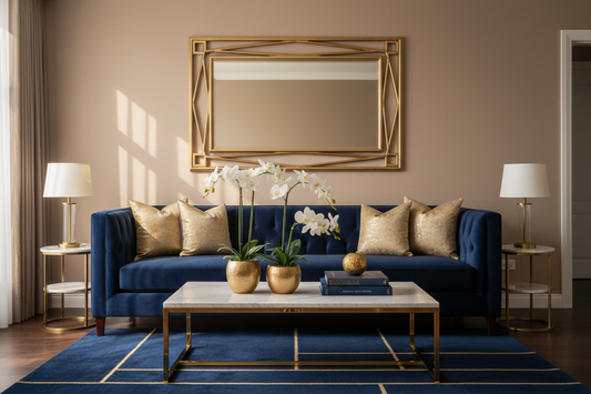 The Art of Sophistication: How to Style Midnight Blue and Gold