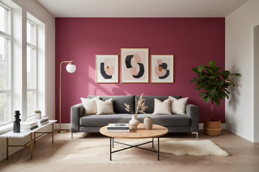 Unleash Your Space: Bold and Vibrant Accent Walls with 'Rebel Pink'