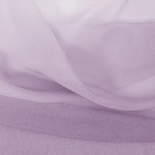 DWCN Faux Linen Ombre Sheer Curtains - 96 inches Long Gradient Semi Voile Curtains for Bedroom and Living Room, Set of 2 Grommet Top Window Curtain Panels, 52 x 96 Inches Long, Lavender