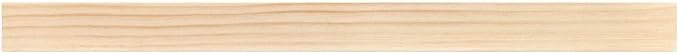 Homeforia 24 inch Wood Floating Shelves, High End Solid Natural Wood 24inch Floating Shelf for Wall, Unfinished Wooden 24 inches Floating Shelves, Heavy Duty Bracket, 24 X 6.5 X 1.75 in, Set of 2