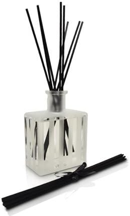 Reed Diffuser Set, Pomelo Grapefruit Scented Oil Diffuser with Sticks, Home Fragrance Accessories for Bathroom Shelf Decor, Aroma Diffusers for Home or Office Desk, USA Made