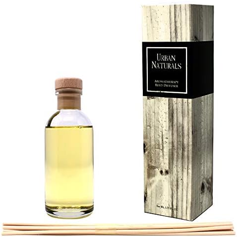 Urban Naturals Reed Diffuser Set, Sugar Cookies - Bathroom Shelf Décor | Freshly-Baked, Buttery Cookie with Ginger Vanilla Frosting, Great Kitchen Scent, Made in the USA