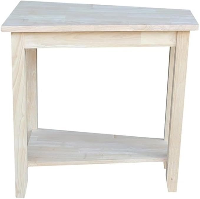 International Concepts Home Accents Unfinished Keystone Accent Table