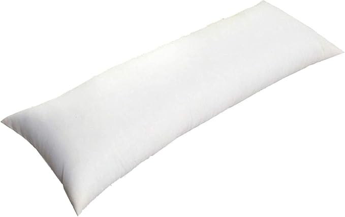 MoonRest® 20x54 Inch Synthetic Down Alternative Rectangle Pillow Insert Form Stuffer for Sofa Shams, Decorative Throw Pillow, Cushion and Bed Pillow Stuffing - Hypoallergenic 20“X 54”
