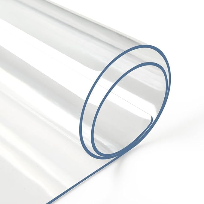 Deep Dream 2.0mm Clear Desk Cover Protector, 40×120 Inch Clear Desk Cover, Clear Desk Mat, Table Protector for Dining Room Table