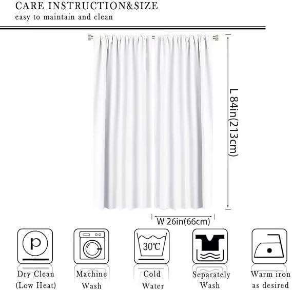 Wild Mushroom Curtains, Vintage Botanical Rustic Retro Wildflower Herbs Plants Green Mushroom Blackout Window Treatments for Living Room Kitchen Bedroom 52x84in