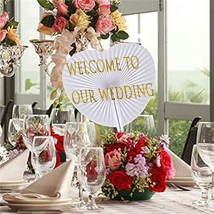 24 Pieces Multicolor Heart Paper Fans | Foldable Handheld Fans for Women,Folding Hand Fans for Wedding,Bridal Guest,Church,Party Favors,Dancing,Birthday,DIY