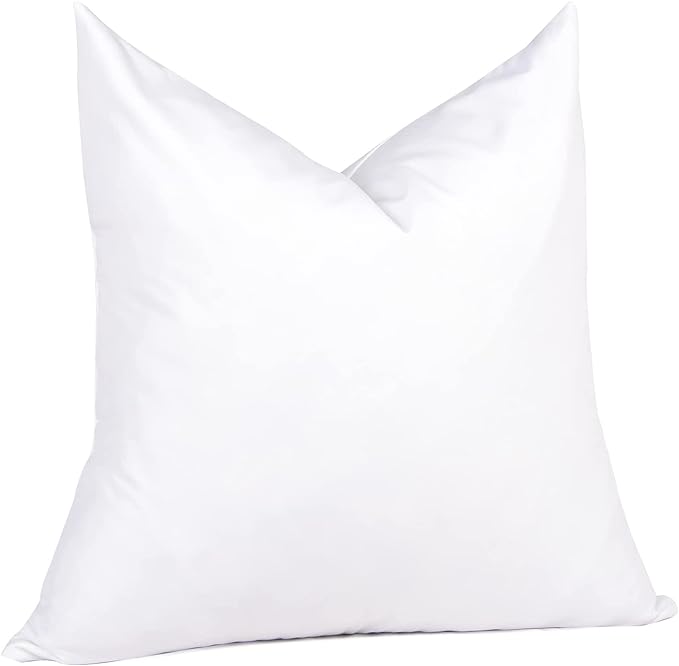 puredown® 22x22 Feather Down Pillow Insert, 1 Pack Throw Pillow Insert for Couch, Chairs, Office, Apartments