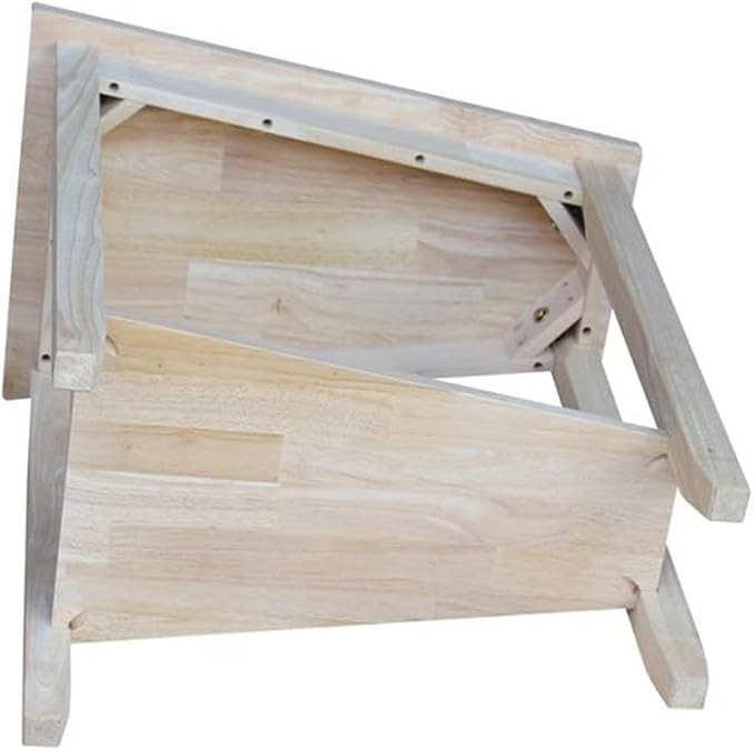 International Concepts Home Accents Unfinished Keystone Accent Table