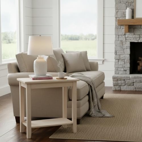 International Concepts Home Accents Unfinished Keystone Accent Table
