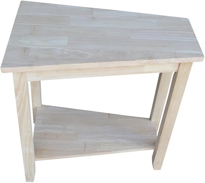 International Concepts Home Accents Unfinished Keystone Accent Table