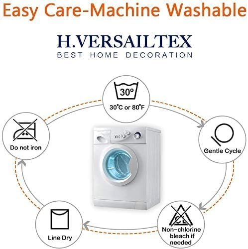 H.VERSAILTEX Velvet Stretch Individual Cushion Cover Plush Cushion Slipcover for Loveseat Sofa Furniture Protector Seat Cushion Sofa Cover (1 Piece Loveseat Cushion Cover, Burnt Brick)