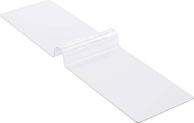 VEVOR Plastic Table Cover, 42 x 96 Inch 1.5 mm Thick Clear Rectangle PVC Desk Mat Protector, Waterproof & Easy Cleaning Desk Pad Tablecloth, for Office Dresser, Dining Room, Night Stand
