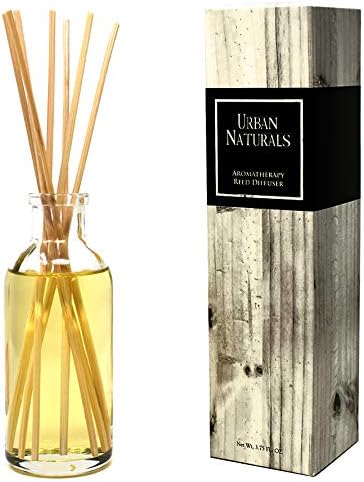 Urban Naturals Reed Diffuser Set, Sugar Cookies - Bathroom Shelf Décor | Freshly-Baked, Buttery Cookie with Ginger Vanilla Frosting, Great Kitchen Scent, Made in the USA