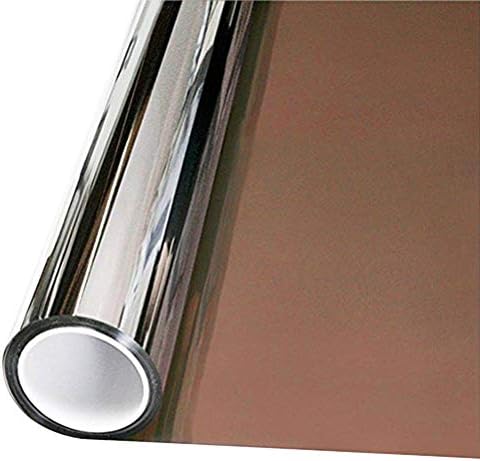 VViViD One-Way Bronze Mirror Finish Vinyl Window Wrap Self-Adhesive Film Roll (180 Inch x 60 Inch)