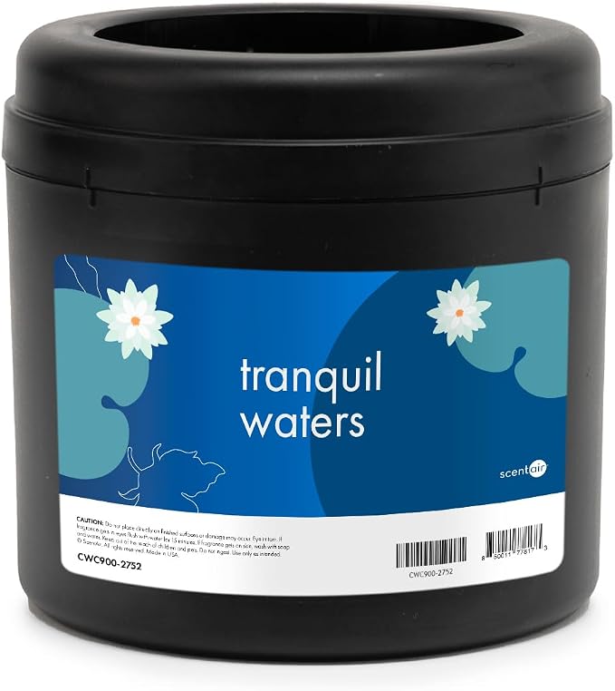 ScentAir Whisper Essential Monthly Plug-in Refill, Tranquil Waters | Fragrance Diffuser Cartridge Refill for Home and Office