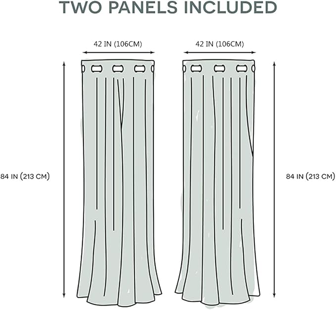 Wild Animal Print Curtain, Room Darkening Thermal Insulated Blackout Leopard Boa Window Drapes with Grommets for Living, Dining, Bedroom, 42"x 84", Set of 2 Panels, CLLSSP6
