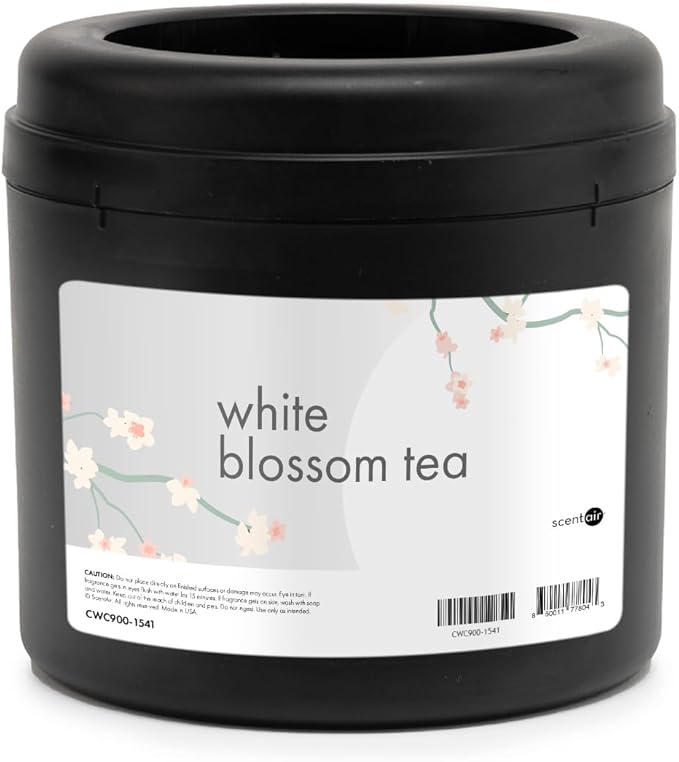 ScentAir Whisper Essential Monthly Plug-in Refill, White Blossom Tea | Fragrance Diffuser Cartridge Refill for Home and Office