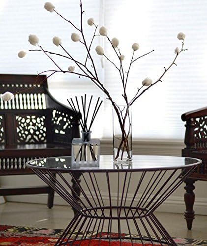 Reed Diffuser Set, English Pear & Bergamot Scented Oil Diffuser with Sticks, Home Fragrance Accessories for Bathroom Shelf Decor, Aroma Diffusers for Home or Office Desk, USA Made