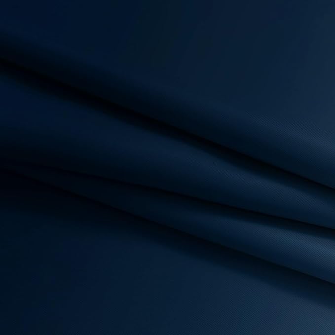 Yakamok Ombre Curtains Blue and Greyish White for Living Room,52Wx90L | Room Darkening Curtains 90,Thermal Insulated Gradient Color Drape,Light Blocking Grommet Window Curtains for Bedroom,2 Panels