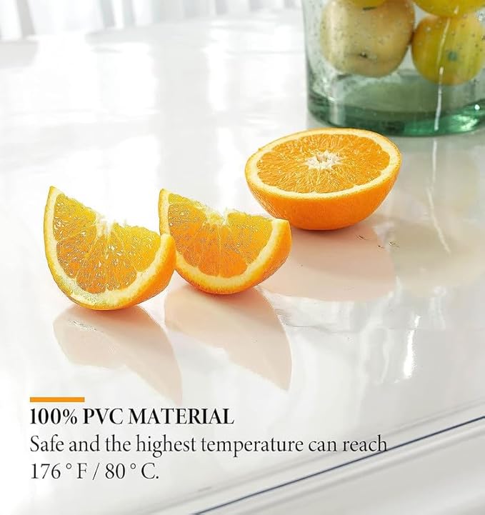 Deep Dream 2.0mm Clear Desk Cover Protector, 42×84 Inch Clear Desk Cover, Clear Desk Mat, Table Cover Tablecloth Protector Rectangle, Table Protector for Dining Room Table