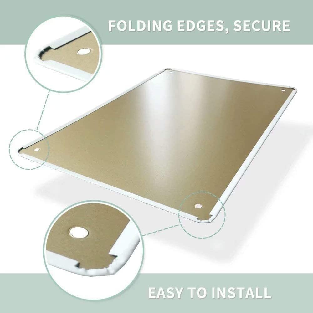 Vintage Kitchen Tin Sign Meat Internal Cooking Temperatures Sign Measurement Kitchen Conversion Metal Signs Meat Temperatures Cooking Chart Decor 8 X 12 Inch