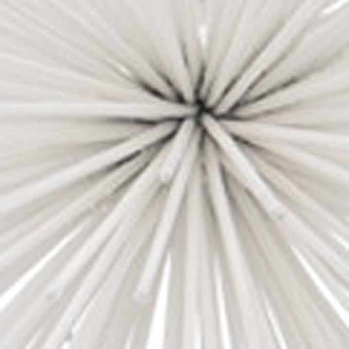 Modern Day Accents 5467 Erizo Urchin Small White Sphere, 6" D