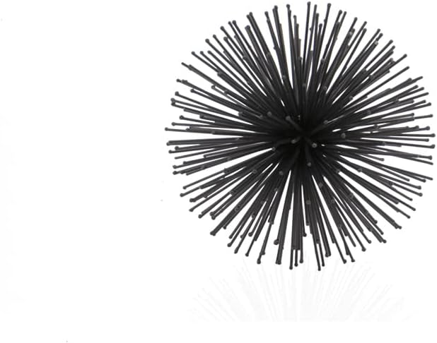 Modern Day Accents 5367 Erizo Urchin Small Black Sphere, 6" D