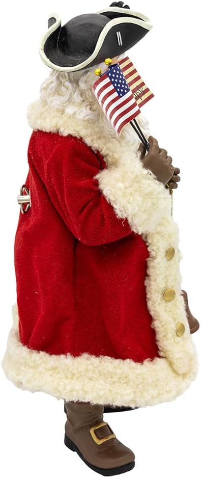 Kurt Adler 11 Inch Fabriché™ 250th Anniversary of America Musical Santa