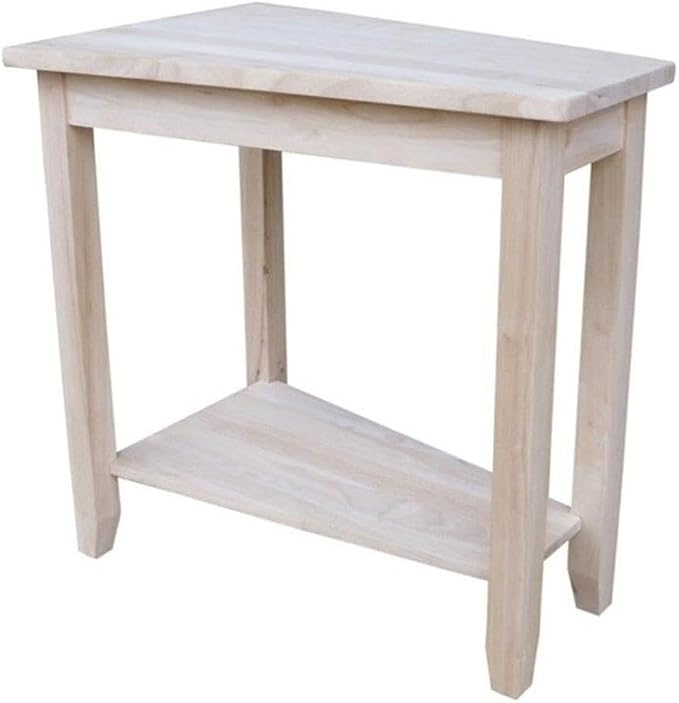 International Concepts Home Accents Unfinished Keystone Accent Table