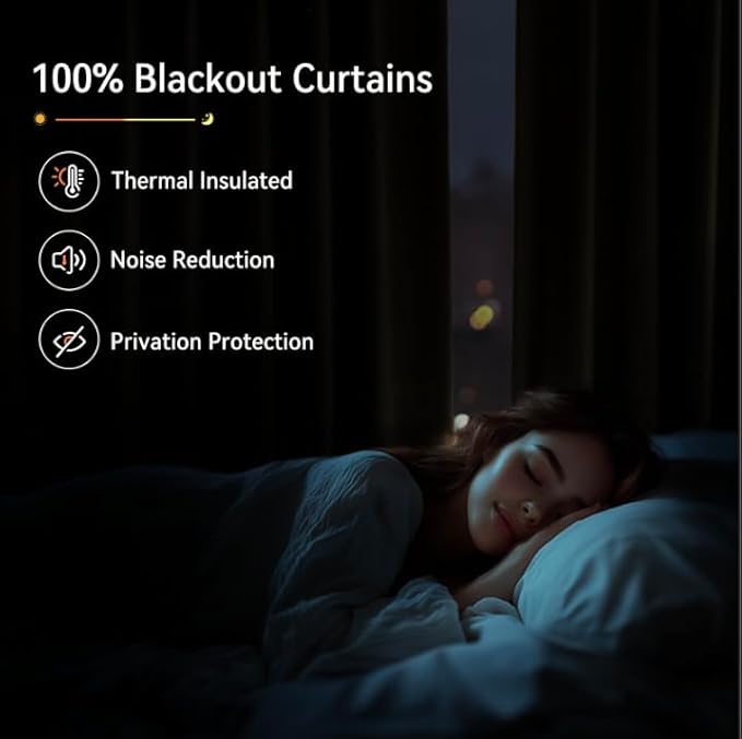 100% Blackout Shield Linen Look Textured Pinch Pleated Curtains Blackout Drapes 120 Inch Long 2 Panels Set, Faux Linen Blackout Curtains for Bedroom & Living Room, 40" W x 120" L, Dark Grey