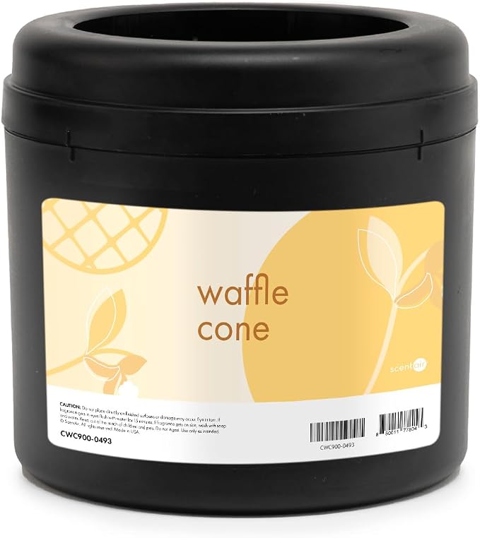 ScentAir Whisper Essential Monthly Plug-in Refill, Waffle Cone | Fragrance Diffuser Cartridge Refill for Home and Office