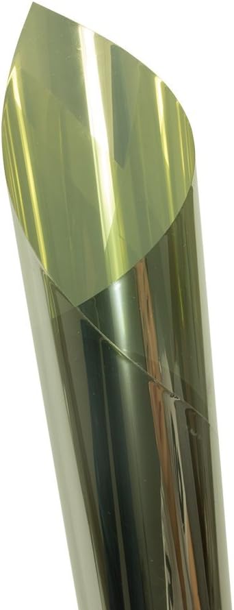 HOHOFILM 60" x 33ft Roll Gold Silver Window Tint One Way Mirror Window Film Self Adhesive Heat Rejection Privacy Protection Sun Blocking