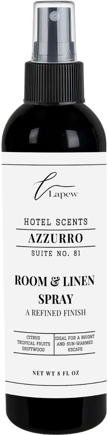 Lapew Hotel Scents Luxury Room Spray | Azzurro Suite 81 | Inspired by Capri Blue Volcano | Linen Spray Air Freshener & Fabric Spray | 8 fl oz