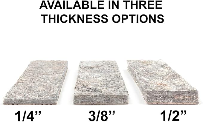 Mohawk Home Non Slip Rug Pad 7' 6" Round - 1/2" Thick Felt + Latex Rubber Gripper - Dual Surface Cushion for Hardwood, Carpet, Tile Floors, Made in USA