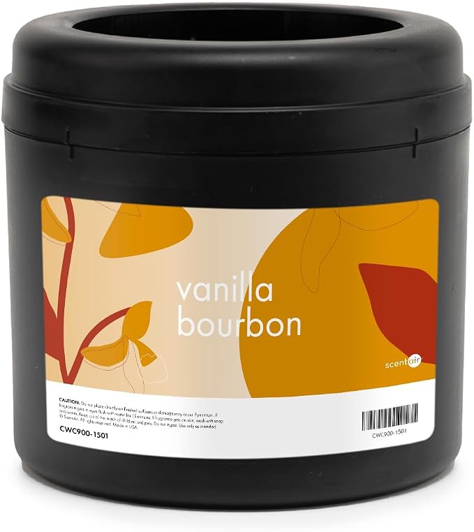 ScentAir Whisper Essential Monthly Plug-in Refill, Vanilla Bourbon | Fragrance Diffuser Cartridge Refill for Home and Office