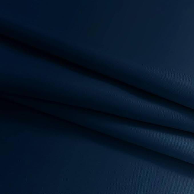 Yakamok Ombre Curtains Blue and Greyish White for Living Room,70Wx63L | Room Darkening Curtains 63,Thermal Insulated Gradient Color Drape,Light Blocking Grommet Window Curtains for Bedroom,2 Panels