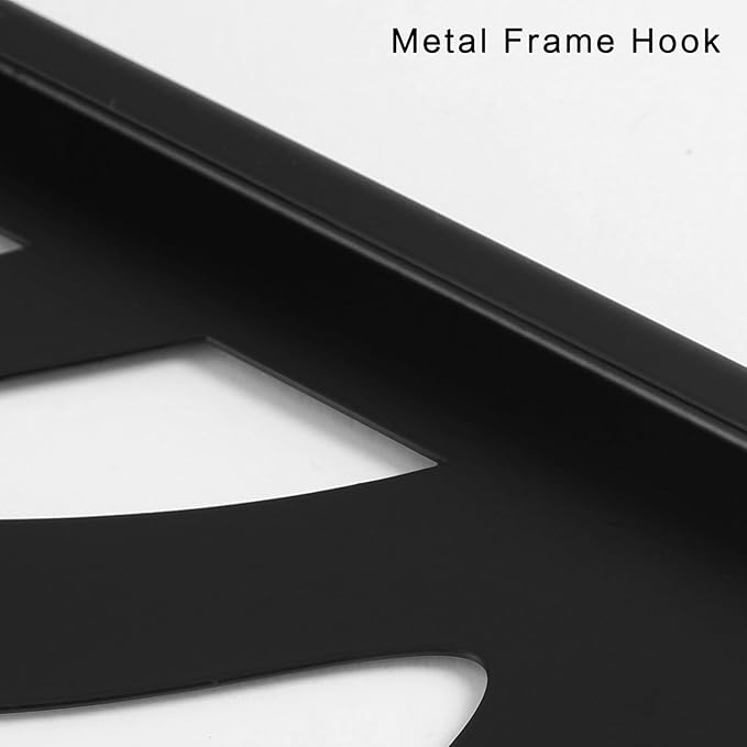 AMAATE Black Metal Wall Art, 4 Pieces Abstract Modern Line Art Sculpture, Hollowed Out Geometric & Fluid Metal Wall Hanging Decor for Living Room Bedroom Office 11" X 14.6" in