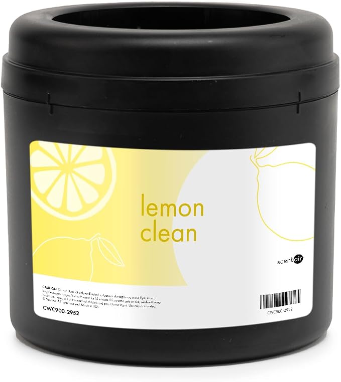ScentAir Whisper Essential Monthly Plug-in Refill, Lemon Clean | Fragrance Diffuser Cartridge Refill for Home and Office