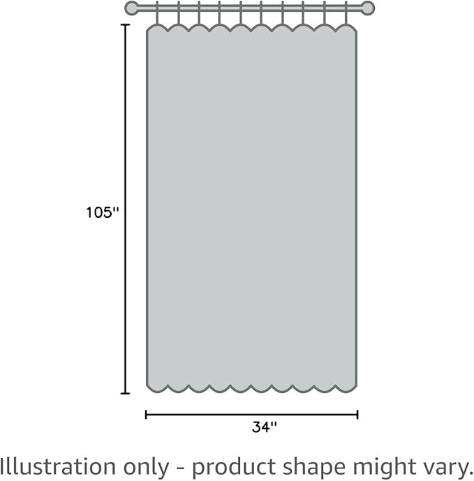 KEQIAOSUOCAI Natural Blackout Curtains 105 Inch Length 2 Panels, Boho Farmhouse Window Curtain Drapes for Living Room Rod Pocket/Back Tab/Hook Belt 34 by 105-inch