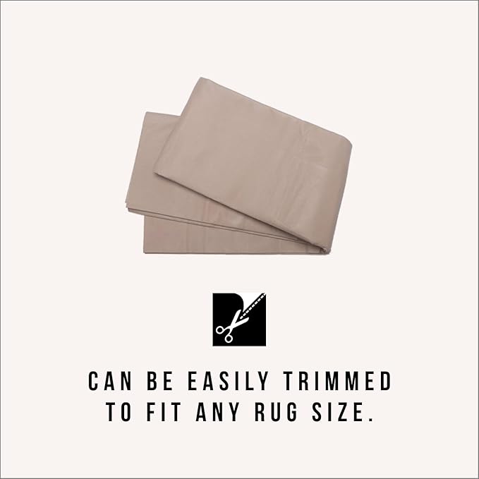Grip-It Solid Grip Non-Slip Rug Pad for Area Rugs and Runner Rugs, Cushioned Rug Pad for Hardwood Floors 4' x 6'