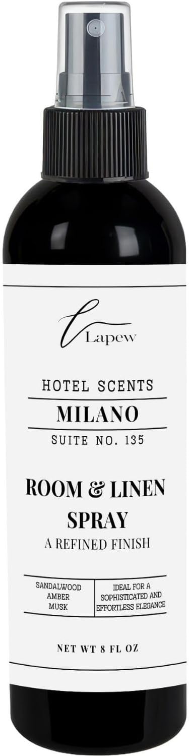 Lapew Hotel Scents Luxury Room Spray | Milano Suite 135 | Inspired by the 1 Hotel Miami Beach | Linen Spray Air Freshener & Fabric Spray | 8 fl oz