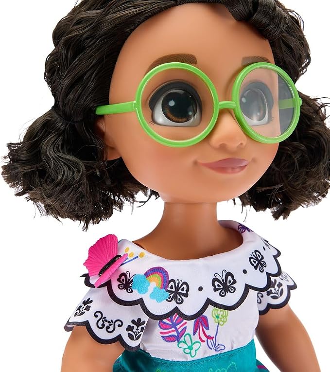 Disney Store Official Mirabel Once Upon a Story Doll - Disney Princess Toys Featuring Reflective Eyes with 3D Pupil and Iris, Detailed Costume, Hair Comb & Shoes - Comes in Display Box - 16 Inches