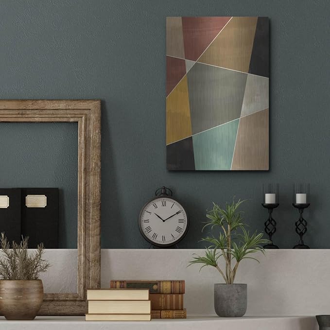 'Abstract Geometric 7' by Gary Williams, Metal Wall Art, 12"x16"