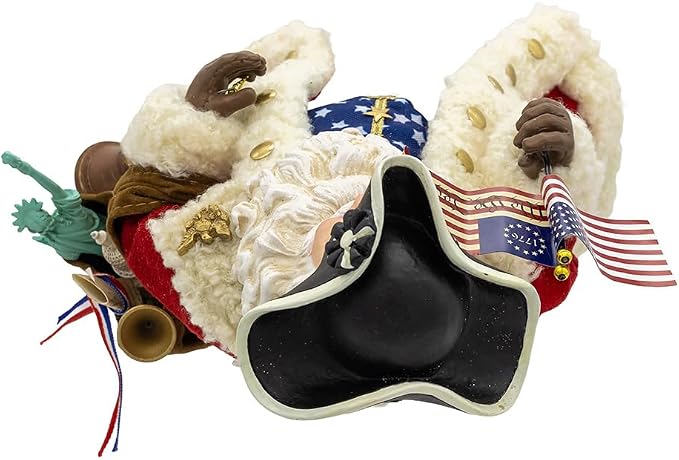 Kurt Adler 11 Inch Fabriché™ 250th Anniversary of America Musical Santa