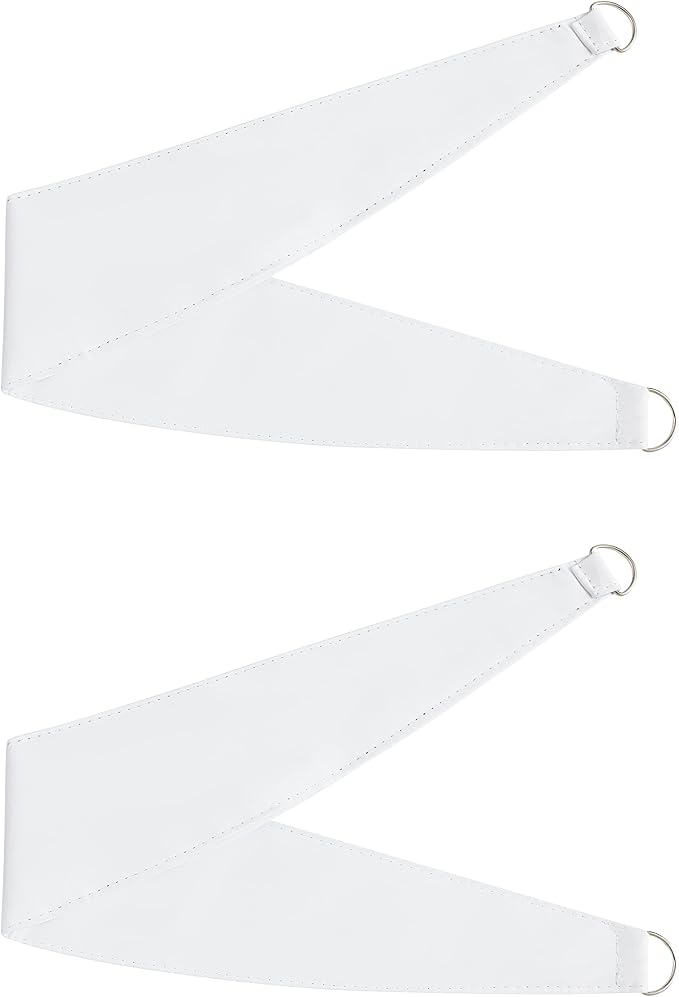 Bujasso White Full Blackout Curtain Panels with Sheer Overlay Mix and Match Double Layer Thermal Insulated Window Treatment Set for Living Room White Drapes with Tiebacks Grommet Top 54" Wx63 Lx2