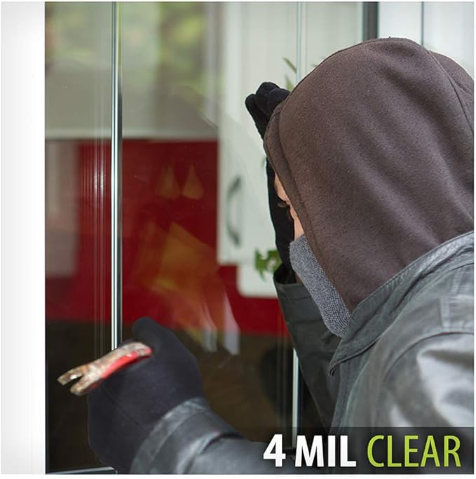 BDF S4MC Window Film Security and Safety 4 Mil Clear - 36in X 12ft