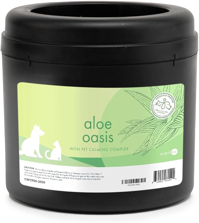 ScentAir Whisper Essential Monthly Plug-in Refill, Aloe Oasis Pet Calming | Fragrance Diffuser Cartridge Refill for Home and Office