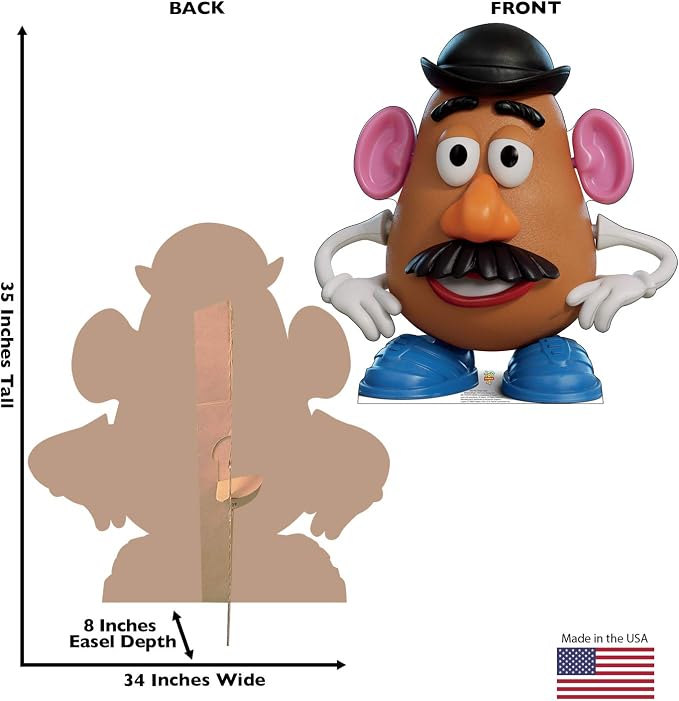 Cardboard People Mr Potato Head Life Size Cardboard Cutout Standup - Disney Pixar Toy Story 4 (2019 Film)